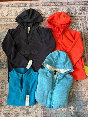 all in motion boys Hooded Pullovers & zip ups in Black, orange, Teal, Light Blue